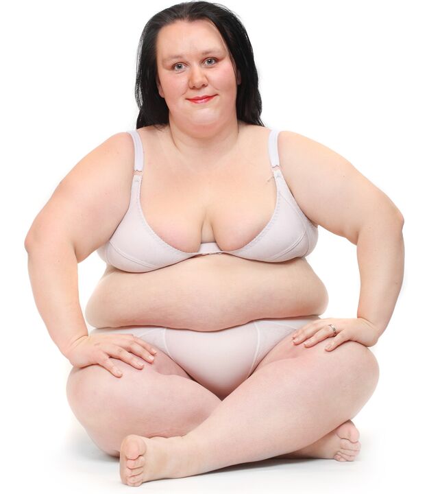 امرأة زائدة الوزن